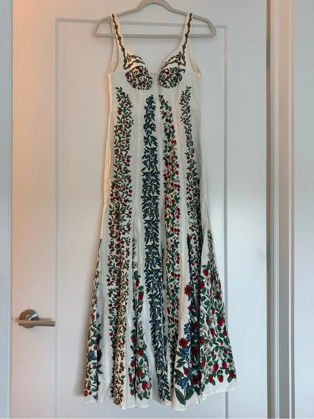 Farm Rio Off-White Fruit Beauty Maxi Dress NWT - Picture 2 of 4